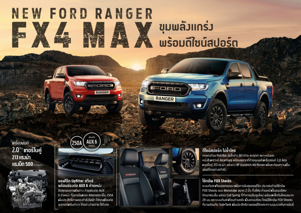 รีวิว Ford Ranger FX4 MAX