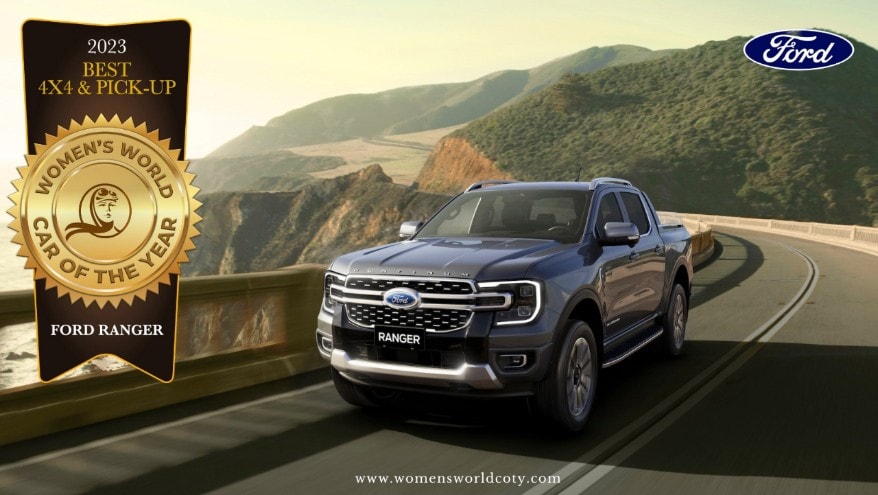 Ford Next-Gen Ranger คว้ารางวัล Women’s World Car Of The Year 2023