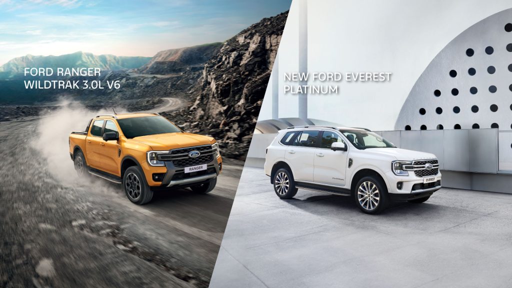 Ford Ranger และ Everest เครื่องยนต์ดีเซล V6 ประกาศเปิดตัวพร้อมราคาทางการแล้ว